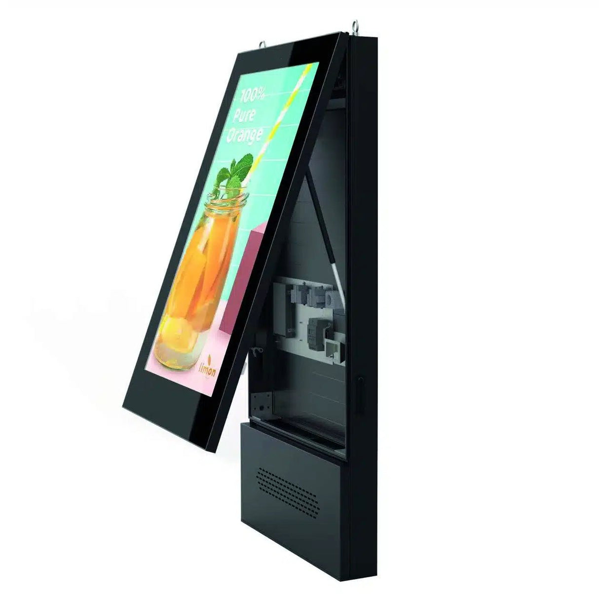 43″ slanke outdoor touch kiosk met hoge helderheid - Digitale Infozuil