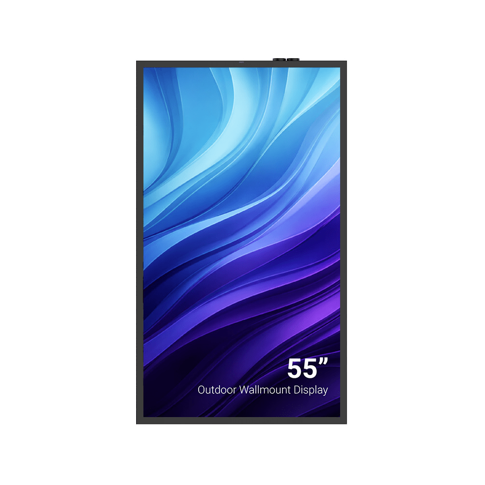 55″ Slank outdoor infodisplay met hoge helderheid - Digitale Infozuil