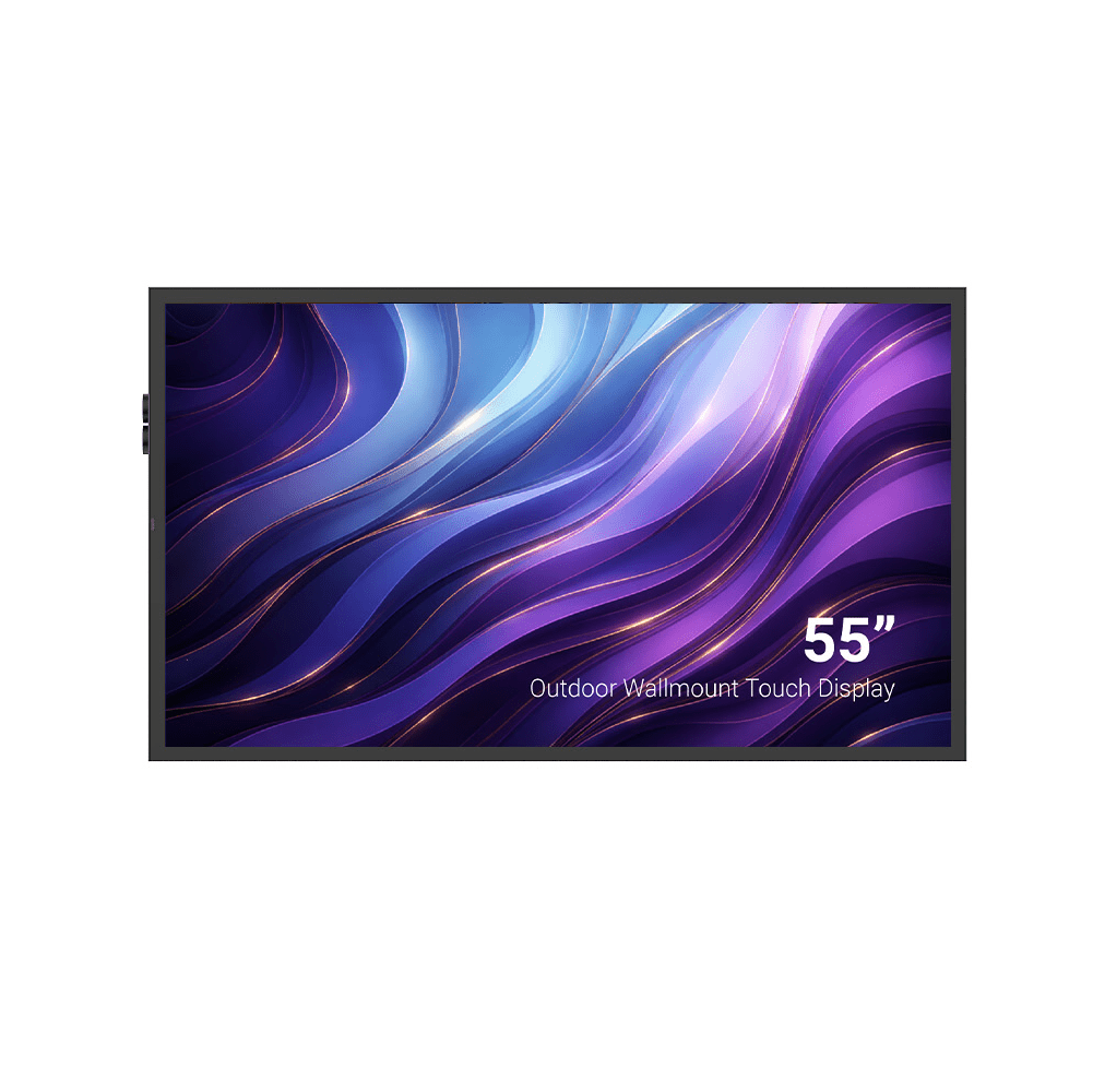 55″ Slank outdoor touchdisplay met hoge helderheid - Digitale Infozuil