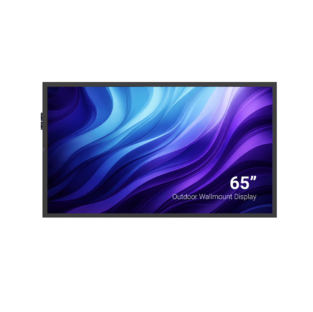 65″ Slank outdoor infodisplay met hoge helderheid - Digitale Infozuil