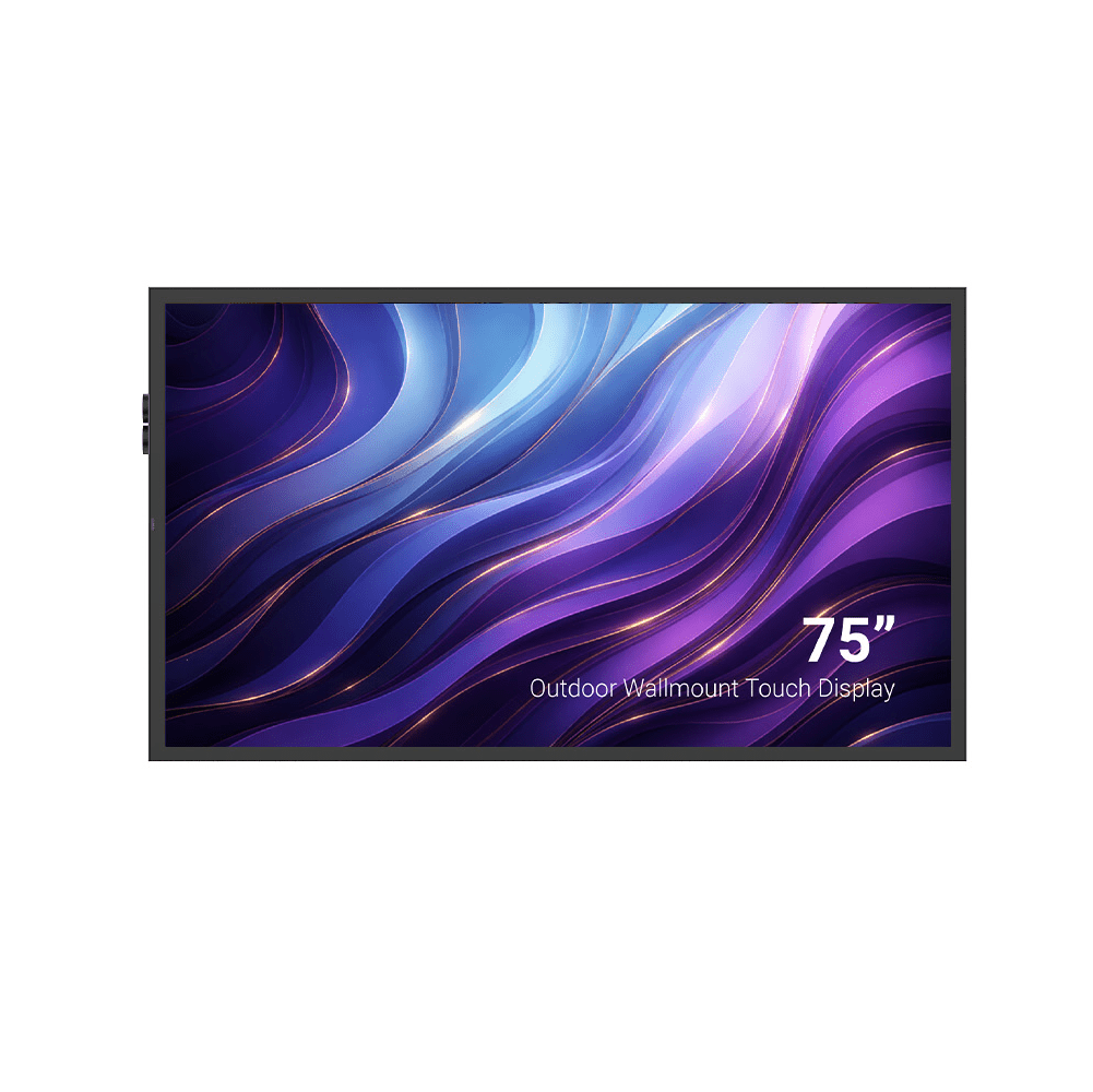 75″ Slank outdoor touchdisplay met hoge helderheid - Digitale Infozuil