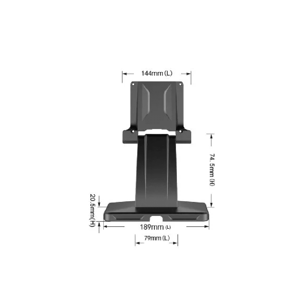 Ermeco VBS200 Industriële Bureau Standaard voor Monitoren en Tablets tot 24 inch - Digitale Infozuil