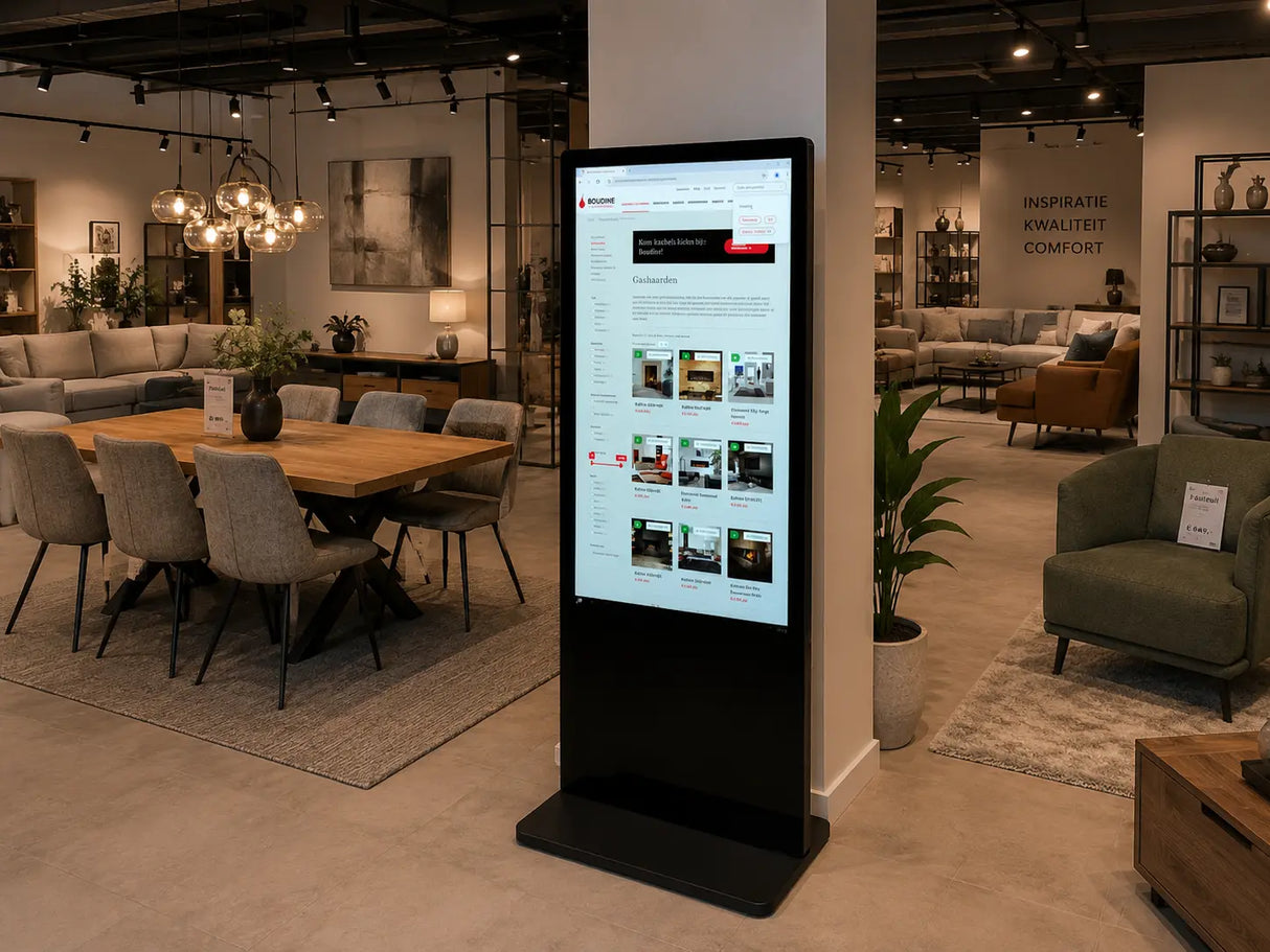 43″ Digitale Informatiezuil