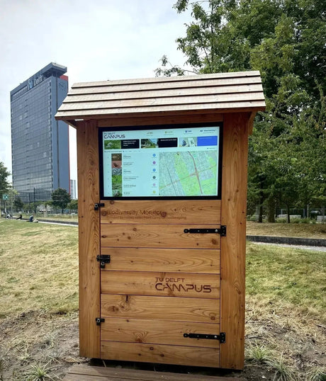 Biodiversiteitsmonitor voor TU Delft - Digitale Infozuil