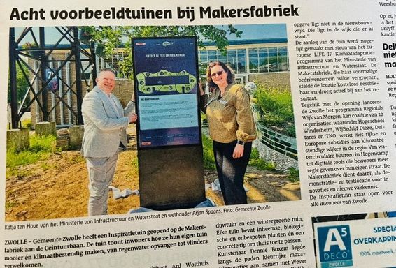 De eerste circulaire mozaïektuin van Nederland - Digitale Infozuil