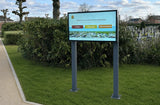 32″ Slank outdoor infodisplay met hoge helderheid