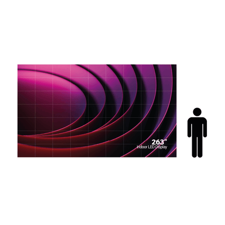 263″ Indoor All - in - one LED videowall met FI25 - paneel - LW263 - Digitale Infozuil