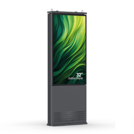 32″ Slanke outdoor infokiosk met hoge helderheid - Digitale Infozuil