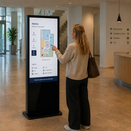 43″ Interactieve Informatiezuil - Digitale Infozuil