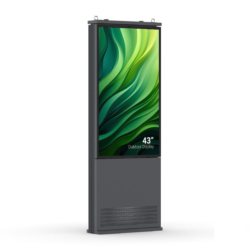 43″ Slanke outdoor infokiosk met hoge helderheid - Digitale Infozuil