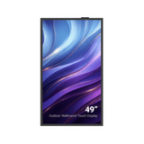 49″ Slank outdoor touchdisplay met hoge helderheid - Digitale Infozuil