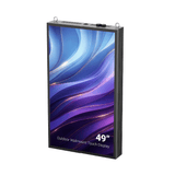 49″ Slank outdoor touchdisplay met hoge helderheid - Digitale Infozuil