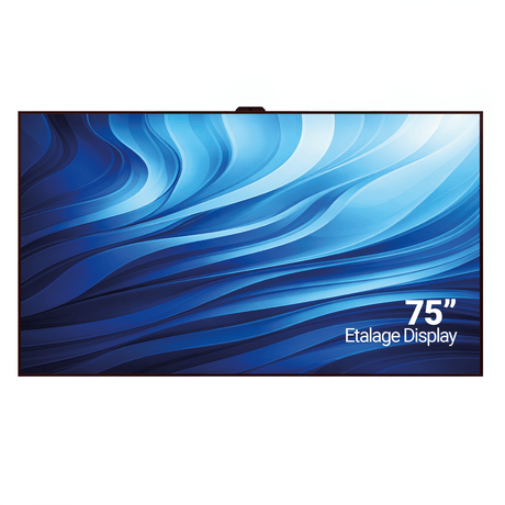 75" Etalage display – High brightness scherm voor winkels en showrooms - Digitale Infozuil
