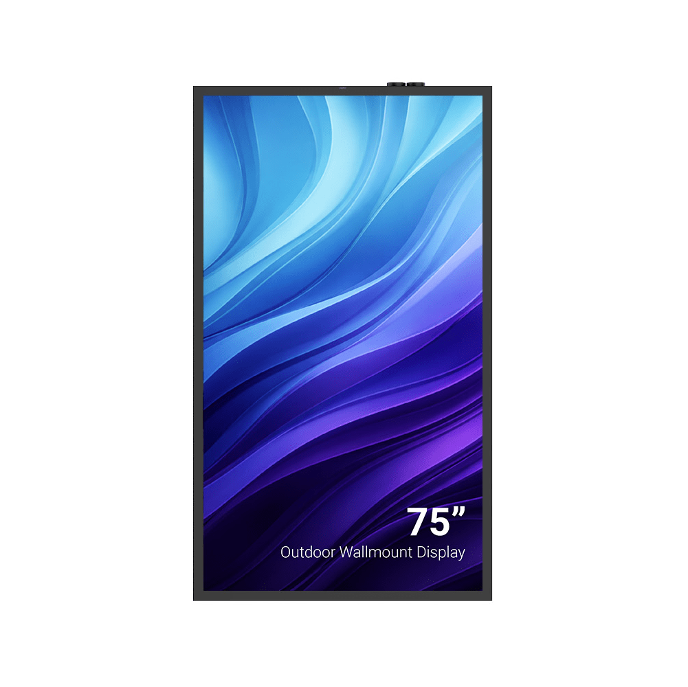 75″ Slank outdoor infodisplay met hoge helderheid - Digitale Infozuil