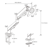 Ermeco M5B Monitorarm voor Schermen tot 32 inch