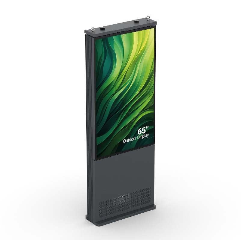 65″ Slanke outdoor infokiosk met hoge helderheid