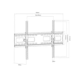 Muurbeugel kantelbaar voor 37-85 inch - Digitale Infozuil
