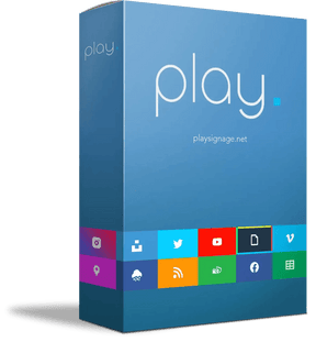 Play Signage Abonnement - 1 Maand Gratis - Digitale Infozuil