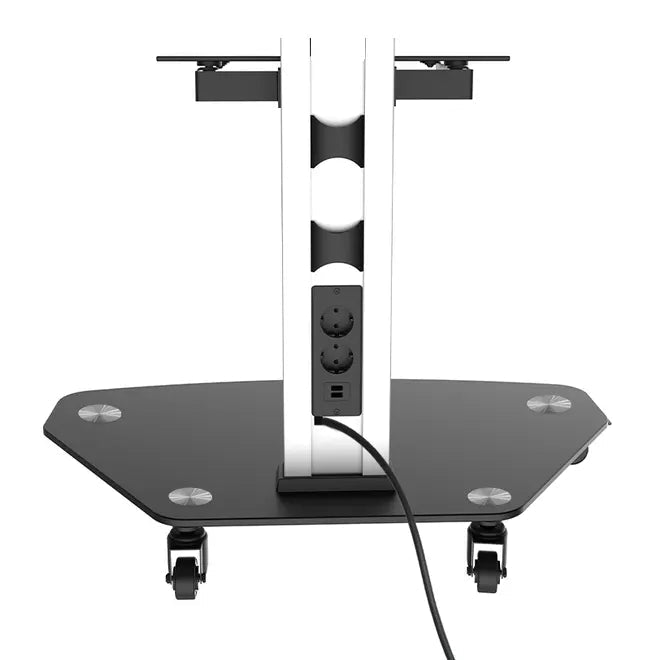 Verrijdbare vloerstandaard P300 voor schermen 32-75 inch - Digitale Infozuil